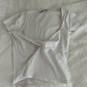 Zara Twisted Knot Top